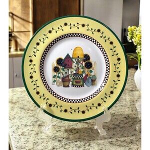 Evolution for Sakura Summer Garden Melamine Plastic Salad Plate